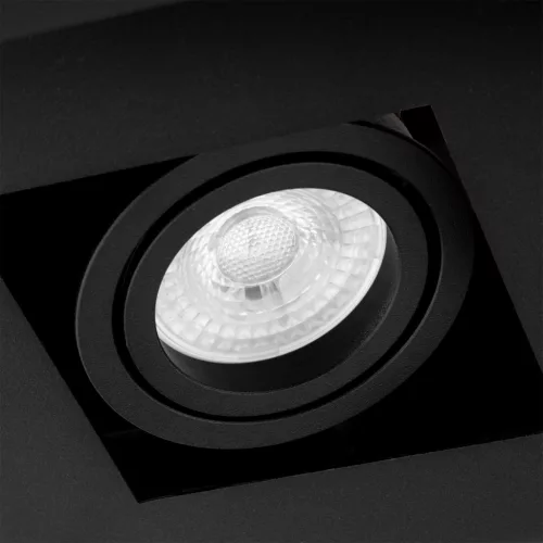 Felületre szerelt HALOGÉN mozgatható SPOT GU10 négyzet fekete AURI LUMILED