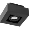 Felületre szerelt HALOGÉN mozgatható SPOT GU10 négyzet fekete AURI LUMILED