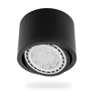 Felületre szerelhető lámpatest HALOGÉN SPOT TUBE Mozgatható GU10 AR111 Kerek Fekete 100mm TELES LUMILED