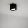 Felületre szerelhető lámpatest HALOGÉN SPOT TUBE Mozgatható GU10 AR111 Kerek Fekete 100mm TELES LUMILED