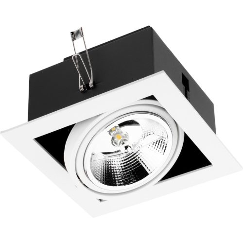 Süllyesztett halogén mozgatható világítótest GU10 ES111 négyzet alakú fehér CANIS LUMILED