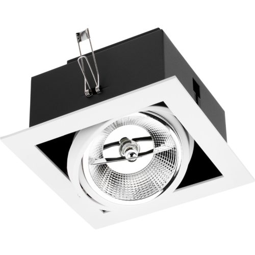 Süllyesztett halogén mozgatható világítótest GU10 ES111 négyzet alakú fehér CANIS LUMILED