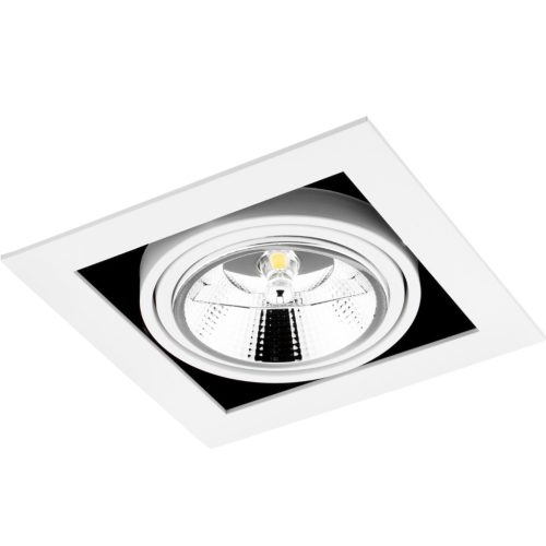 Süllyesztett halogén mozgatható világítótest GU10 ES111 négyzet alakú fehér CANIS LUMILED