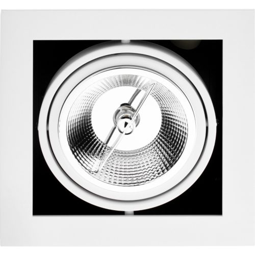 Süllyesztett halogén mozgatható világítótest GU10 ES111 négyzet alakú fehér CANIS LUMILED