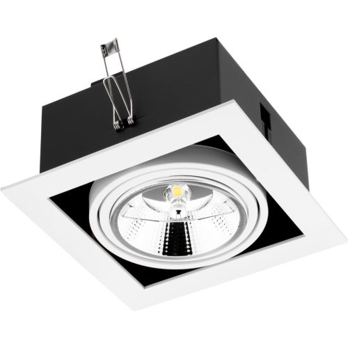 Süllyesztett halogén mozgatható világítótest GU10 ES111 négyzet alakú fehér CANIS LUMILED