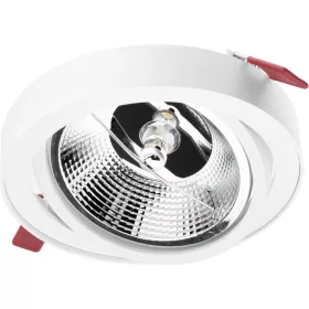   Mozgatható süllyesztett világítótest GU10 AR111 14cm kerek fehér CARPI LUMILED