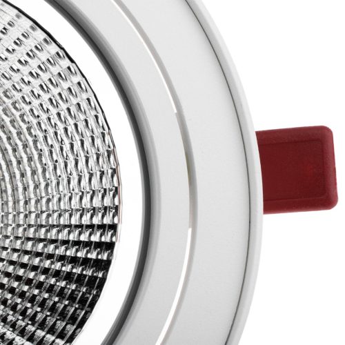 Mozgatható süllyesztett világítótest GU10 AR111 14cm kerek fehér CARPI LUMILED