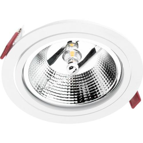 Mozgatható süllyesztett világítótest GU10 AR111 14cm kerek fehér CARPI LUMILED
