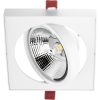Mozgatható süllyesztett lámpa GU10 ES111 négyzet alakú fehér Carpi LUMILED