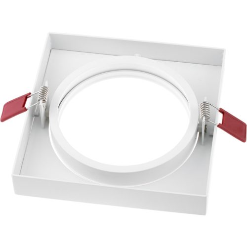 Mozgatható süllyesztett lámpa GU10 ES111 négyzet alakú fehér Carpi LUMILED