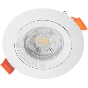   Halogén süllyeszthető mozgatható kerek lámpatest, fehér GU10 MR16 VENTUS Lumiled