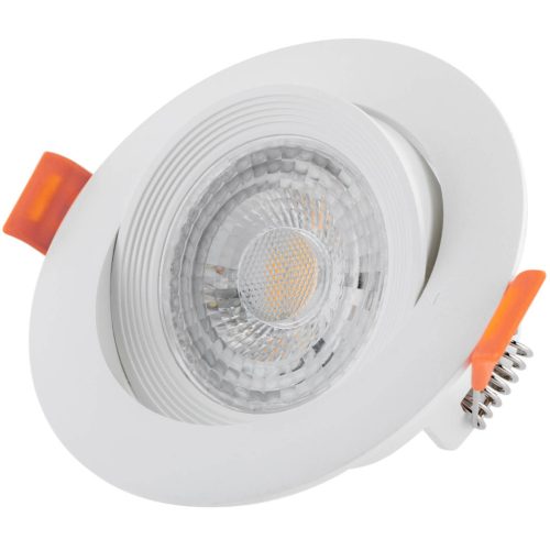 Halogén süllyeszthető mozgatható kerek lámpatest, fehér GU10 MR16 VENTUS Lumiled