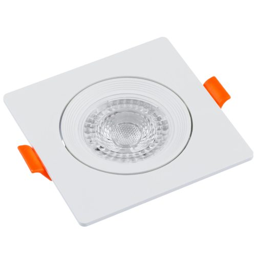 Halogén süllyeszthető mozgatható négyzet alakú lámpatest, fehér GU10 MR16 VENTUS Lumiled