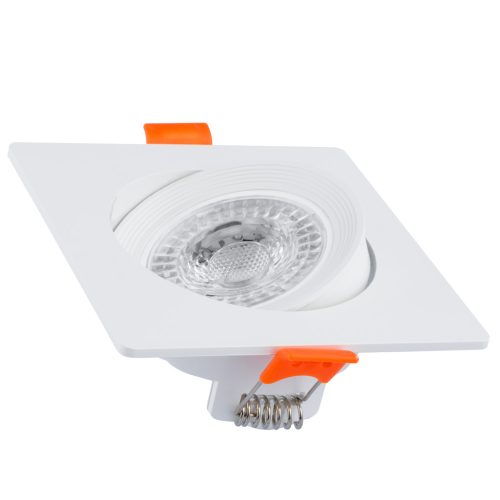 Halogén süllyeszthető mozgatható négyzet alakú lámpatest, fehér GU10 MR16 VENTUS Lumiled