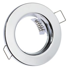   HALOGÉN lámpatest Süllyesztett Fix Kerek ARDALI krómlap MR16 GU10