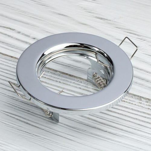 HALOGÉN lámpatest Süllyesztett Fix Kerek ARDALI krómlap MR16 GU10