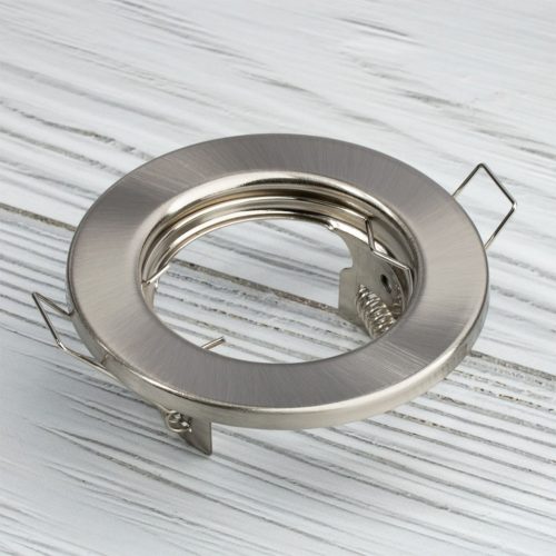 HALOGÉN lámpatest süllyesztett, fix kerek ARDALI szatén lap MR16 GU10