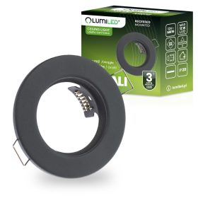   HALOGÉN süllyesztett fix kerek lámpatest ARDALI Grafitlap MR16 GU10 LUMILED