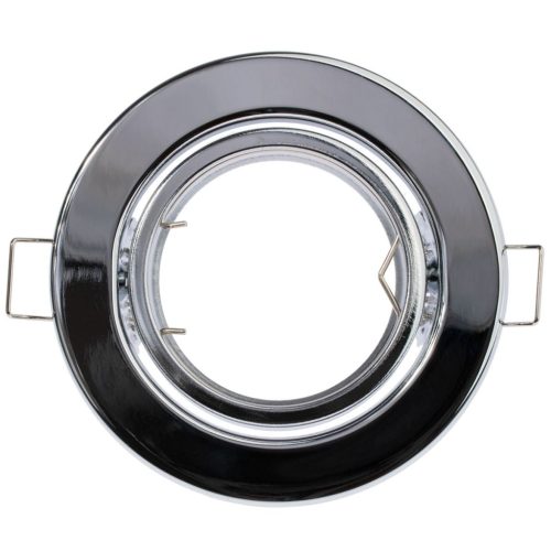HALOGÉN lámpatest, süllyesztett, mozgatható, kerek, AURELI, króm, fémlemez, MR16, GU10