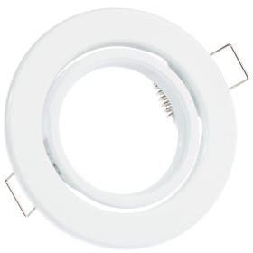   HALOGÉN fixture süllyesztett mozgatható kerek AURELI fehér lap MR16 GU10