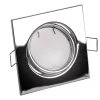 Süllyesztett halogén lámpatest mozgatható négyzet alakú PICTOR krómlap MR16 GU10 LUMILED