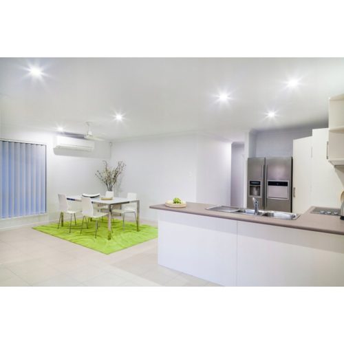 Süllyesztett halogén lámpatest mozgatható négyzet alakú PICTOR krómlap MR16 GU10 LUMILED