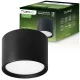 HALOGÉN Felületre szerelhető SUNLA Tube Gx53 LED Spot mennyezeti égőhenger fekete LUMILED