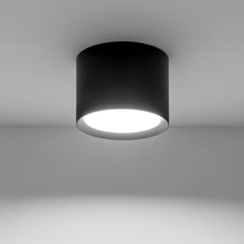 HALOGÉN Felületre szerelhető SUNLA Tube Gx53 LED Spot mennyezeti égőhenger fekete LUMILED