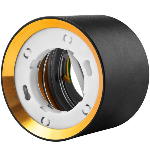 HALOGÉN Felületre szerelhető SUNLA Tube Gx53 LED Spot mennyezeti égőhenger fekete - arany LUMILED