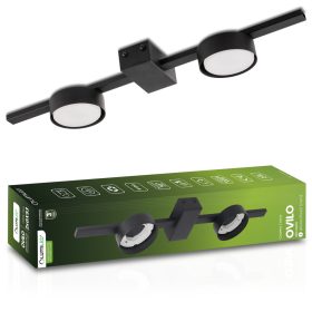   OVILO Mennyezeti Lámpa Halogén LED Lámpatest 2x GX53 Spot Fali Lámpa Reflektor Fali LUMILED