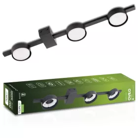   OVILO Mennyezeti Lámpa Halogén LED Lámpatest 3x GX53 Spot Fali Lámpa Reflektor Fali LUMILED