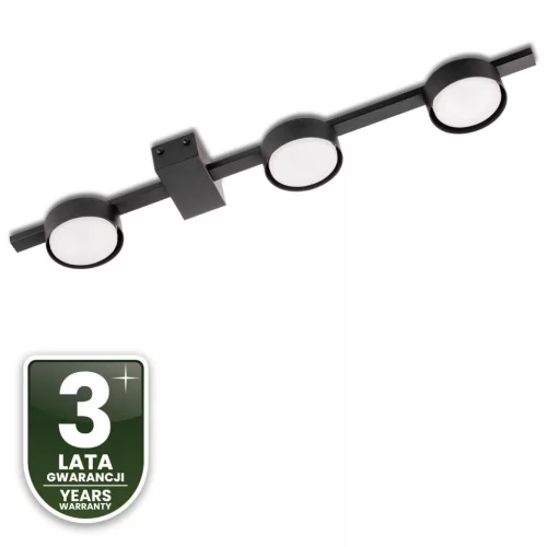 OVILO Mennyezeti Lámpa Halogén LED Lámpatest 3x GX53 Spot Fali Lámpa Reflektor Fali LUMILED