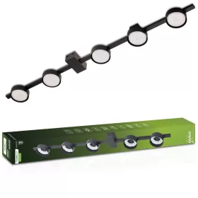   OVILO Mennyezeti Lámpa Halogén LED Lámpatest 5x GX53 Spot Fali Lámpa Reflektor Fali LUMILED