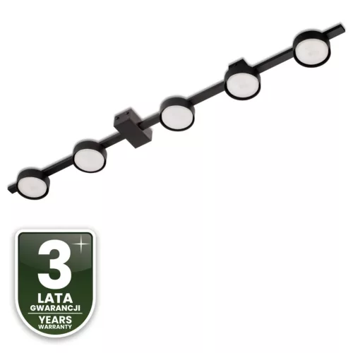 OVILO Mennyezeti Lámpa Halogén LED Lámpatest 5x GX53 Spot Fali Lámpa Reflektor Fali LUMILED