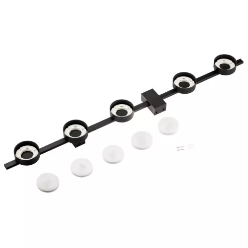 OVILO Mennyezeti Lámpa Halogén LED Lámpatest 5x GX53 Spot Fali Lámpa Reflektor Fali LUMILED