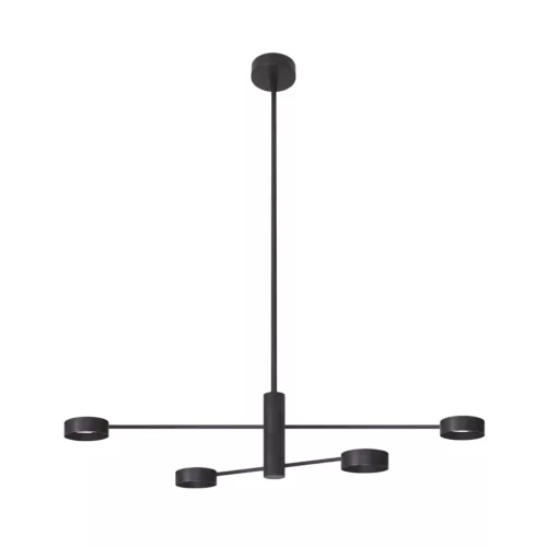 LED Mennyezeti Lámpa 4x GX53 Fali Fekete OVILO LUMILED