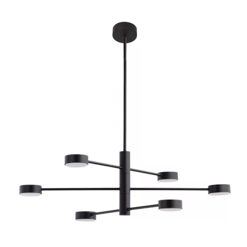 LED Mennyezeti Lámpa 6x GX53 Fali Fekete OVILO LUMILED