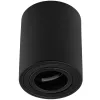 Felületre szerelhető HALOGÉN Spotcsöves mozgatható lámpatest LUNDO GU10 LUMILED kerek fekete 80mm