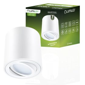   Felületre szerelhető HALOGÉN Spot Tube EGIO GU10 LUMILED kerek fehér 83mm