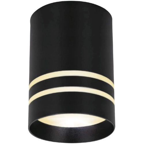 Felületre szerelhető HALOGÉN Spotcső mozgatható ARISA GU10 LUMILED kerek fekete 80mm