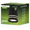 Felületre szerelhető HALOGÉN Spotcső mozgatható ARISA GU10 LUMILED kerek fekete 80mm