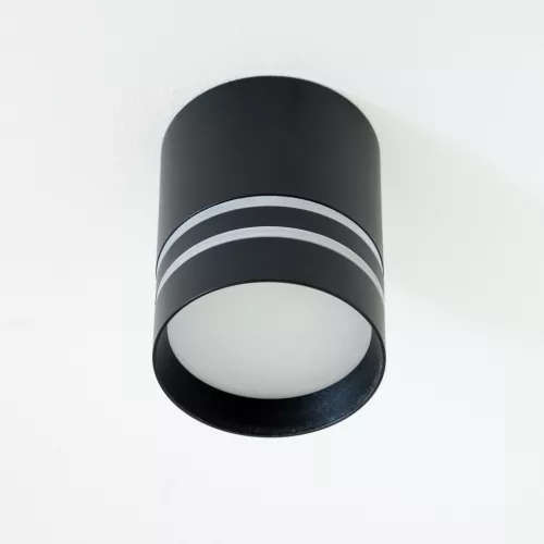 Felületre szerelhető HALOGÉN Spotcső mozgatható ARISA GU10 LUMILED kerek fekete 80mm