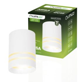   Felületre szerelhető HALOGÉN Spotcső mozgatható ARISA GU10 LUMILED kerek fehér 80mm