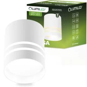   Felületre szerelhető HALOGÉN Spotcső mozgatható ARISA GU10 LUMILED kerek fehér 80mm