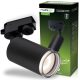 Mennyezeti lámpa, sínre szerelhető, spotlámpa, GU10, LED, ADERO, fekete, LUMILED