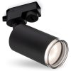 Mennyezeti lámpa, sínre szerelhető, spotlámpa, GU10, LED, ADERO, fekete, LUMILED