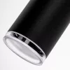LED Mennyezeti Függesztett Lámpa GU10 Csillár Spotlámpa Csőbe Függeszthető IP44 ADERO Fekete LUMILED
