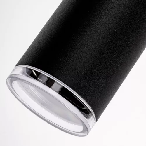 LED Mennyezeti Függesztett Lámpa GU10 Csillár Spotlámpa Csőbe Függeszthető IP44 ADERO Fekete LUMILED