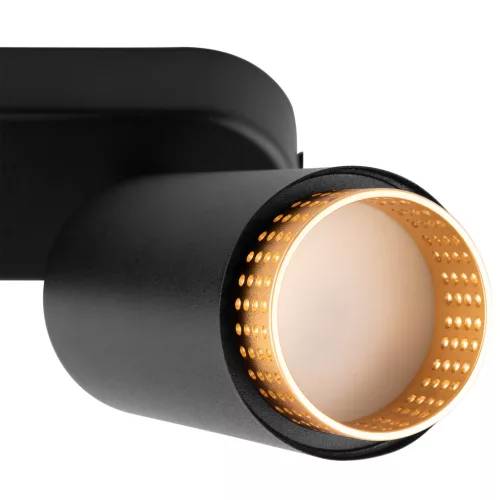 Mennyezeti Lámpa Spotlámpa 4x GU10 ELIGIS Fekete LUMILED