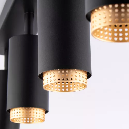 Mennyezeti Lámpa Spotlámpa 4x GU10 ELIGIS Fekete LUMILED